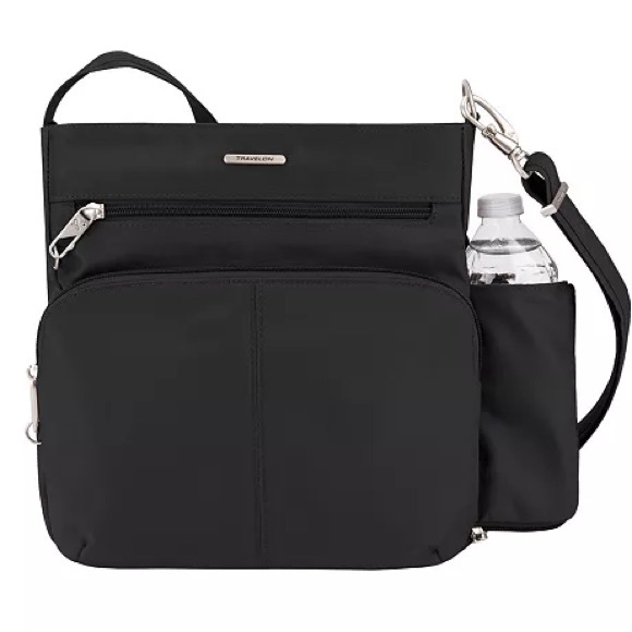 Travelon Anti Theft North / South Tablet Messenger Classic North/South Crossbody - Picture 1 of 16